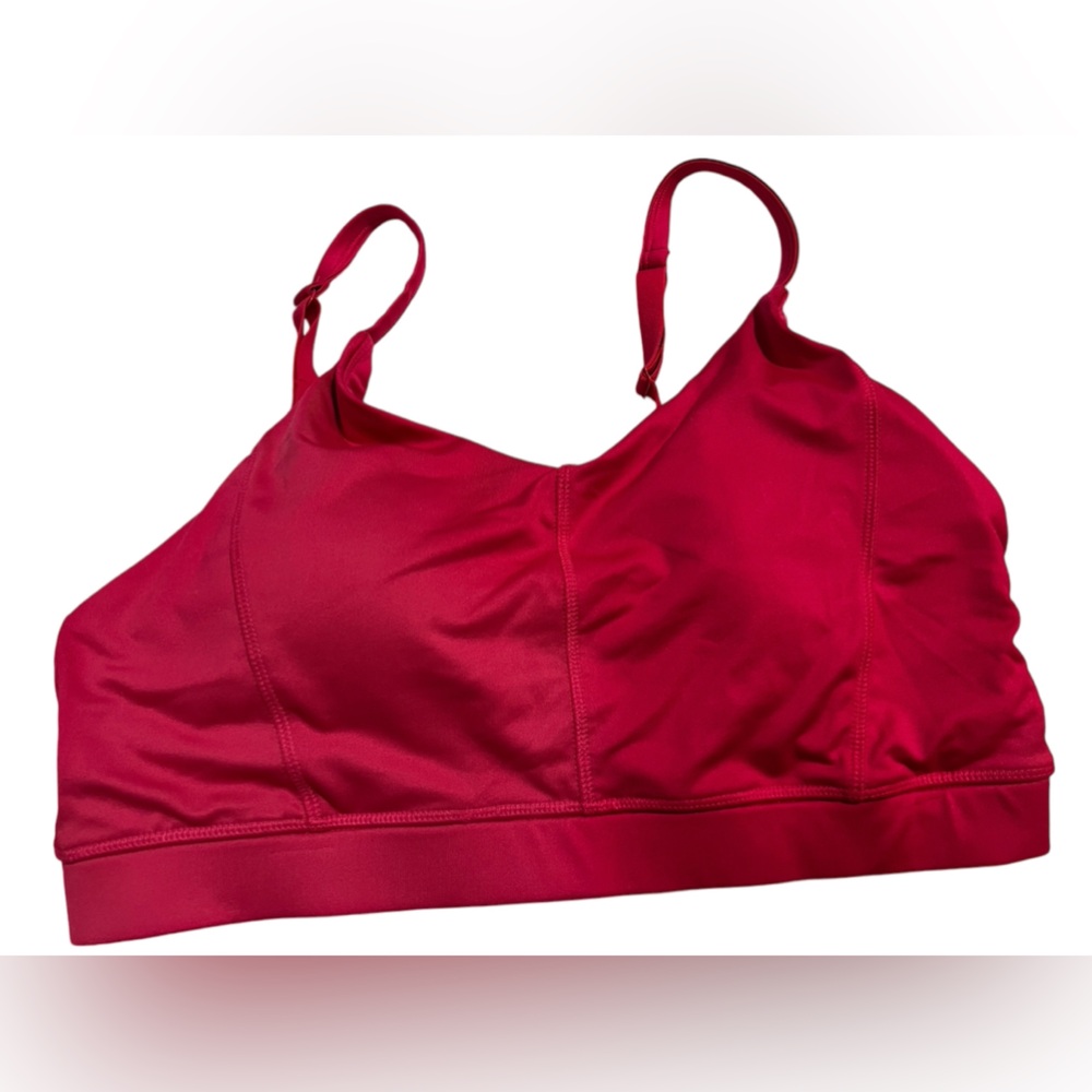 NWOT Hot pink Athletic Works sports bra/ size XXL/ 2XG/ 20